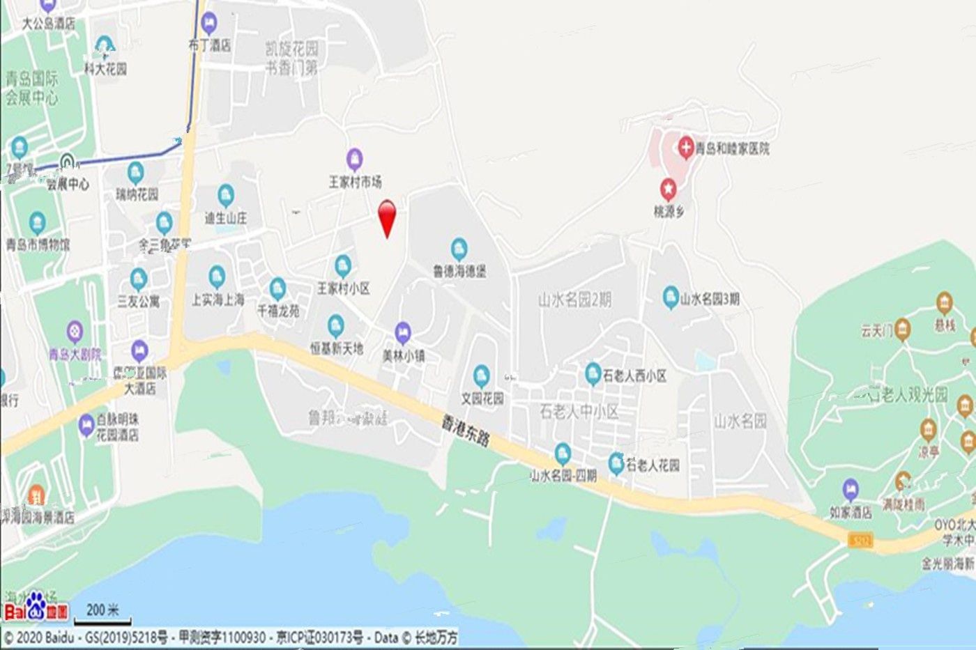 天一仁和沙子口地块