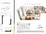 坚基春天里_2室2厅1卫 建面49平米