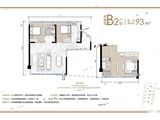 金融北城_3室2厅2卫 建面93平米