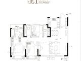 金茂智慧科学城_3室2厅2卫 建面146平米