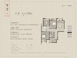 白桦林溪_3室2厅1卫 建面138平米