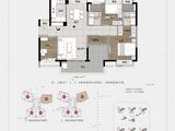 融创云水观棠花园_3室2厅2卫 建面105平米