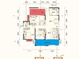 鸿鹏学府壹号_4室2厅2卫 建面124平米