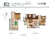 康田栖樾_3室2厅2卫 建面217平米