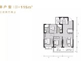金地中心_3室2厅2卫 建面115平米