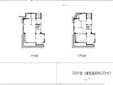 蓝城南门小团月庐_4室2厅3卫 建面172平米