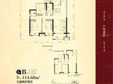 美的国宾府_3室2厅2卫 建面114平米