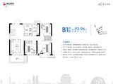 银亿朗境_3室2厅1卫 建面93平米