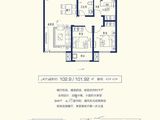 聚恒逸居馨苑_3室2厅1卫 建面102平米