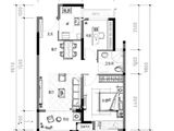 鸿翔宝龙北宸里_2室2厅1卫 建面70平米