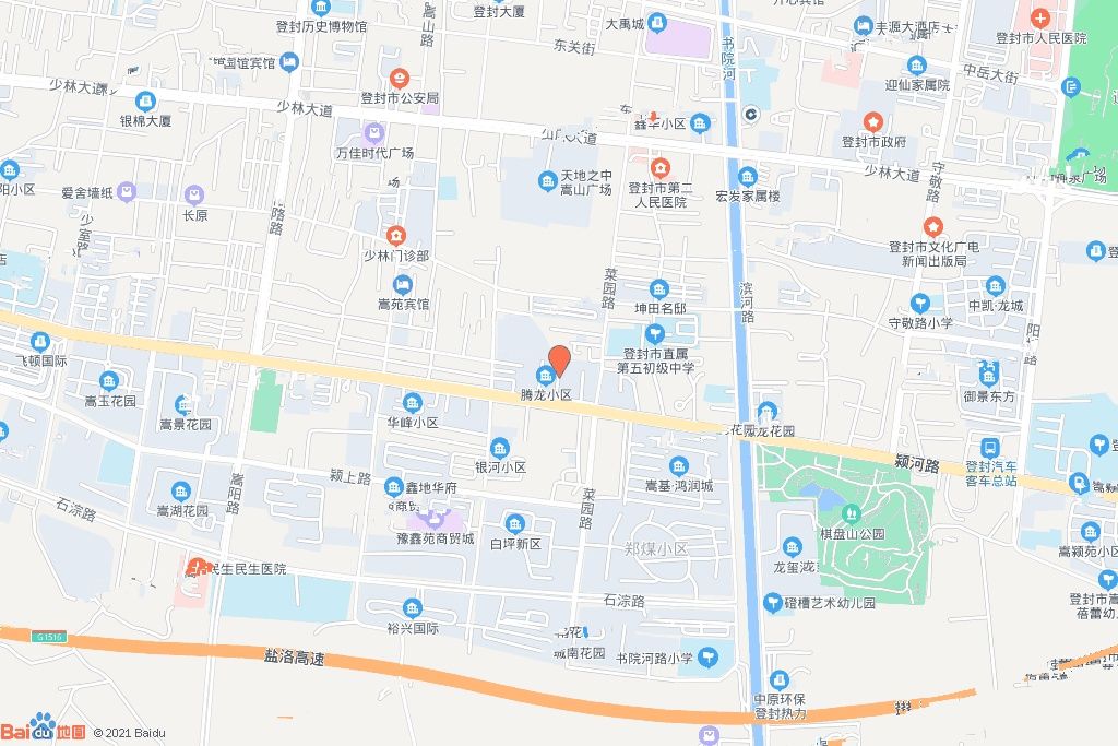 登封市菜园路与颍源路交叉口西北角