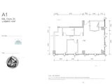 蔚蓝湖滨1号LACADIERE_A1户型 建面148平米