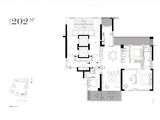 旺德府万象时代_3室2厅3卫 建面202平米