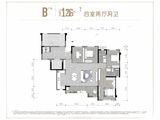 龙湖九里璟颂_4室2厅2卫 建面126平米