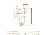 绿地齐风雅筑_3室2厅2卫 建面105平米