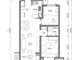 万科都荟都荟四季_2室2厅1卫 建面88平米