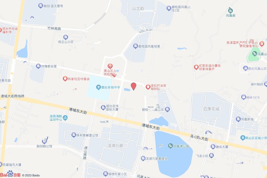 东至凤凰西路,西至虎山东路,南至凤凰北路