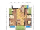 听湖九园_4室2厅2卫 建面117平米